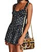 Betsey Johnson X Marks The Spot Treasure Chest Satchel Bag, Color:Brown - Image 6