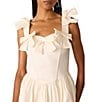 Betsey Johnson x Paris Hilton Bow Neck Mini Dress - Image 5