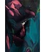Betsy & Adam Long Hammered Satin Abstract Print Dress - Image 5
