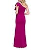 Betsy & Adam Long Tech Scuba One Shoulder Dress - Image 2