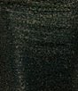 Betsy & Adam Metallic Crinkle Draped Back Shirred Sheath Gown - Image 5