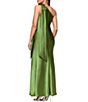 Betsy & Adam One Shoulder Bow Evening Gown - Image 2