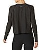 Beyond Yoga Featherweight Daydreamer Crew Neck Long Sleeve Pullover Top - Image 2