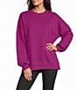 Beyond Yoga LuxeFleece Crewneck Long Sleeve Oversized Sweatshirt - Image 1