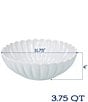 BIA Cordon Bleu 2-Piece Assorted Large Petal Serving Set, Color:White - Image 3