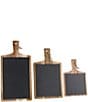 BIA Cordon Bleu 3-Piece Assorted Wood & Slate Rectangular Serving Boards, Color:Brown - Image 1