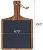 BIA Cordon Bleu 3-Piece Assorted Wood & Slate Rectangular Serving Boards, Color:Brown - Image 2