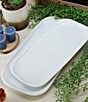 BIA Cordon Bleu 4-Piece Lena Rectangular Serving Platters, Color:White - Image 4