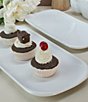 BIA Cordon Bleu 4-Piece Lena Rectangular Serving Platters, Color:White - Image 5