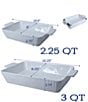 BIA Cordon Bleu Colonnade Blanco 2-Piece Baker Set, Color:White - Image 2