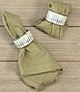 BIA Cordon Bleu Colonnade Napkin Rings, Set Of 4, Color:White - Image 5