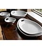 BIA Cordon Bleu Oval Platters with Handle, Set of 2, Color:White - Image 4