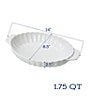 BIA Cordon Bleu Bia Cordon Bleu Petal Collection Bakers, Set of 2, Color:White - Image 3