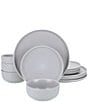 BIA Cordon Bleu Tempo 12-Piece Dinnerware Set, Service for 4, Color:Stone - Image 1