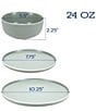 BIA Cordon Bleu Tempo 12-Piece Dinnerware Set, Service for 4, Color:Sage - Image 4