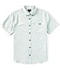 Color:Jade Stone - Image 1 - All Day Short Sleeve Woven Shirt