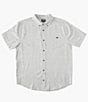 Color:Light Grey - Image 1 - All Day Short Sleeve Woven Shirt
