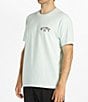 Color:Seaglass - Image 3 - Arch Fill Short Sleeve Graphic T-Shirt