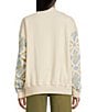 Billabong Atlas Tide Kendal Raglan Sleeve Fleece Sweatshirt, Color:White Cap - Image 2