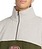 Billabong Bad Dog Heavyweight Fleece Color Block Sweatshirt, Color:Sand Heather - Image 3