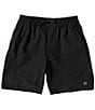 Color:Black - Image 1 - Big Boys 8-20 Crossfire Elastic Shorts