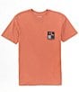 Color:Coral - Image 2 - Big Boys 8-20 Short Sleeve Boxed In T-Shirt