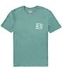 Color:Billiard - Image 2 - Big Boys 8-20 Short Sleeve Crayon Wave Graphic T-Shirt