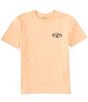 Color:Sherbet - Image 2 - Big Boys 8-20 Short Sleeve CrossBoards Graphic Logo T-Shirt