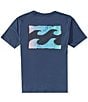 Billabong Big Boys Short Sleeve Crayon Wave Tee - Image 1