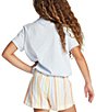 Color:Multi - Image 2 - Big Girls 7-14 Striped Mad For You Shorts