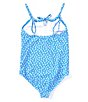 Color:Marina - Image 2 - Big Girls 7-14 Tropic Tides One-Piece Swimsuit