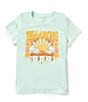Color:Sweet Mint - Image 1 - Big Girls 7-16 Morning Breeze Short Sleeve T-Shirt