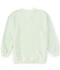 Color:Sweet Mint - Image 2 - Big Girls 8-12 Long Sleeve Best Sunshine Graphic Sweatshirt