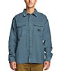 Billabong Bong Days Long Sleeve Plaid Flannel Shirt, Color:Steel Blue - Image 1