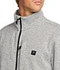 Billabong Boundary Long Sleeve Mock Zip Jacket, Color:Grey Heather - Image 5