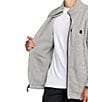 Billabong Boundary Long Sleeve Mock Zip Jacket, Color:Grey Heather - Image 7