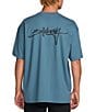 Billabong Bracket Script Short Sleeve T-Shirt, Color:Carolina Blue - Image 1