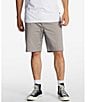 Color:Grey - Image 1 - Carter Workwear Twill 18#double; Outseam Shorts