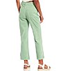 Color:Washed Grass - Image 2 - Chill Out High-Waisted Five-Pocket Corduroy Pants