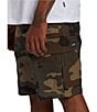 Color:Military Camouflage - Image 4 - Combat Camouflage 9.5#double; Inseam Cargo Shorts
