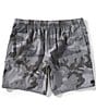 Billabong Crossfire Printed Elastic Submersible 18#double; Inseam Shorts, Color:Black Camouflage - Image 1