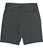 Billabong Crossfire Solid Elastic Submersible 18#double; Inseam Shorts, Color:Asphalt - Image 5