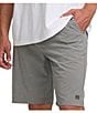 Billabong Crossfire Solid Elastic Submersible 18#double; Inseam Shorts, Color:Grey - Image 1