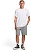 Billabong Crossfire Solid Elastic Submersible 18#double; Inseam Shorts, Color:Grey - Image 3