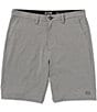 Billabong Crossfire Solid Elastic Submersible 18#double; Inseam Shorts, Color:Grey - Image 4