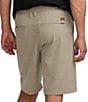 Billabong Crossfire Solid Elastic Submersible 18#double; Inseam Shorts, Color:Khaki - Image 2
