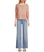 Billabong Daybreak Long Sleeve Sweater, Color:Faded Rose - Image 3