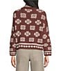Billabong Early Days Patterned Long Sleeve Sweater - Image 2