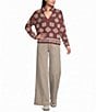 Billabong Early Days Patterned Long Sleeve Sweater - Image 3