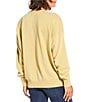 Billabong Echo Long Sleeve Brushed Fleece Sweatshirt, Color:Light Orange Heather - Image 2